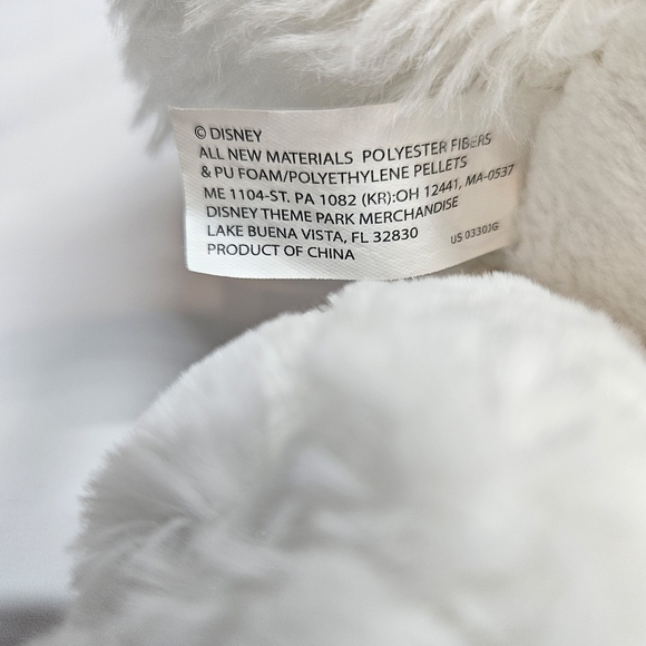 Disney Parks Aristocats Marie Plush White Kitty Cat Pink Bow Stuffed Animal - Picture 10 of 10